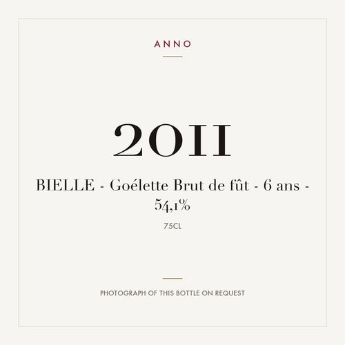 Bielle Goelette Brut de Fut 6 ans 2011 0,75l