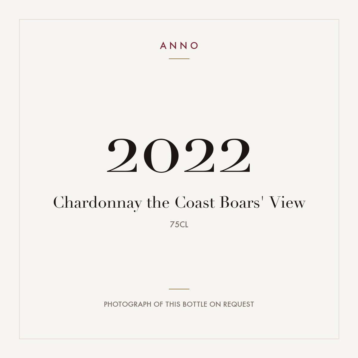 Boars' View Chardonnay The Coast 2022 0,75l