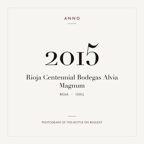 Bodegas Alvia Rioja Centennial 2015 DOCa 1,5l