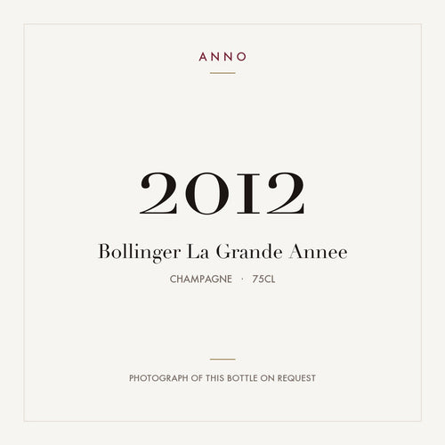 Bollinger La Grande Annee 2012 0,75l