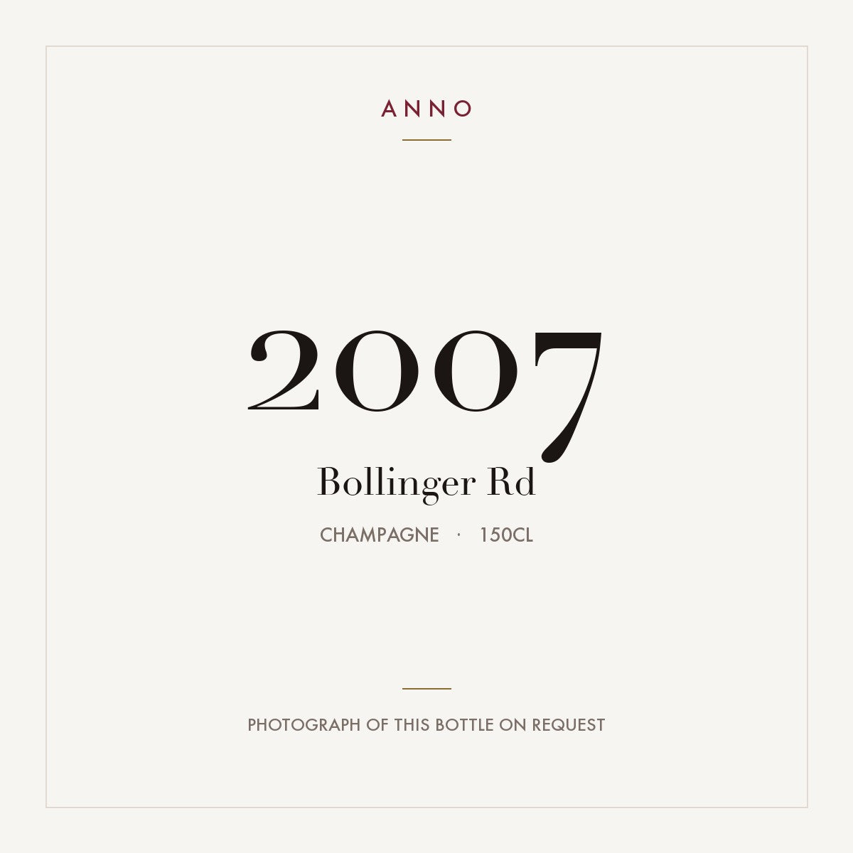 Bollinger Rd 2007 1,5l
