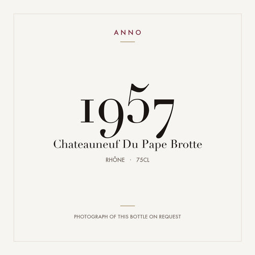 Brotte Chateauneuf-du-Pape 1957 AOC 0,75l
