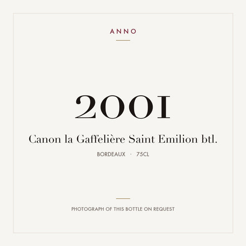Canon La Gaffeliere Saint-Emilion 2001 AOC 0,75l