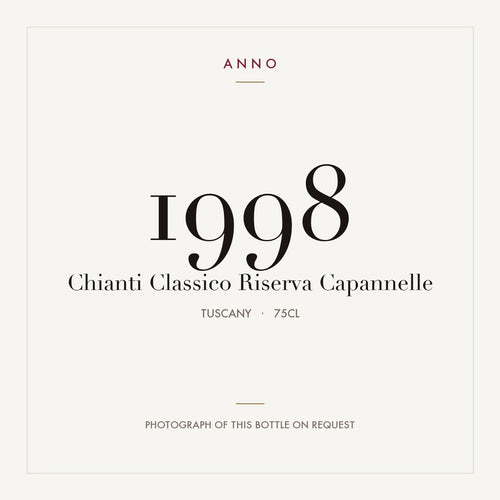 Capannelle Chianti Classico Riserva 1998 DOCG 0,75l