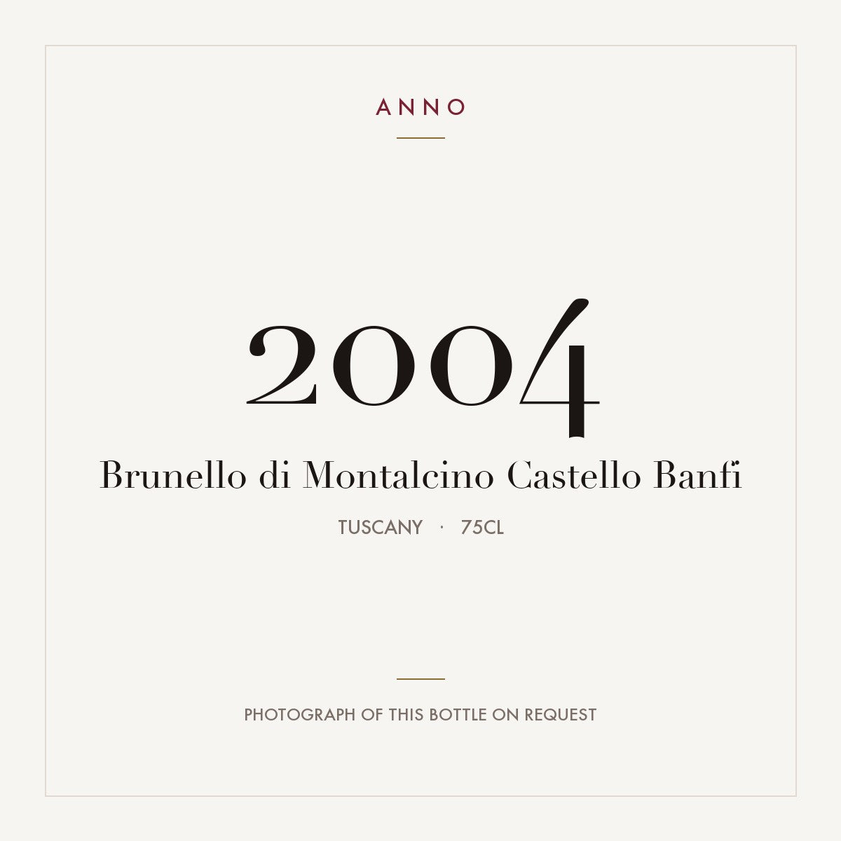 Castello Banfi Brunello di Montalcino 2004 DOCG 0,75l