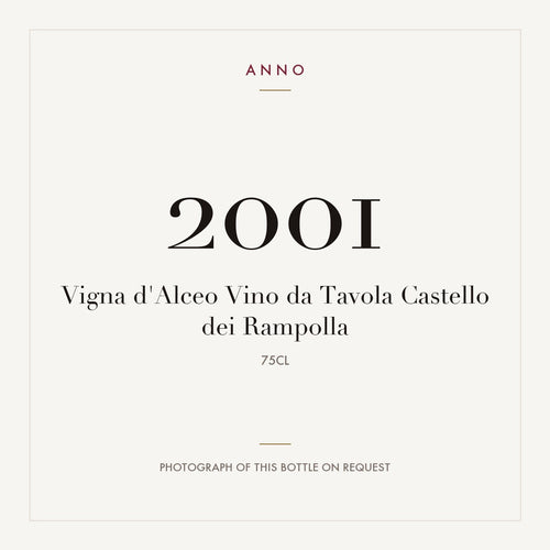 Castello dei Rampolla Vigna d'Alceo 2001 VdT 0,75l