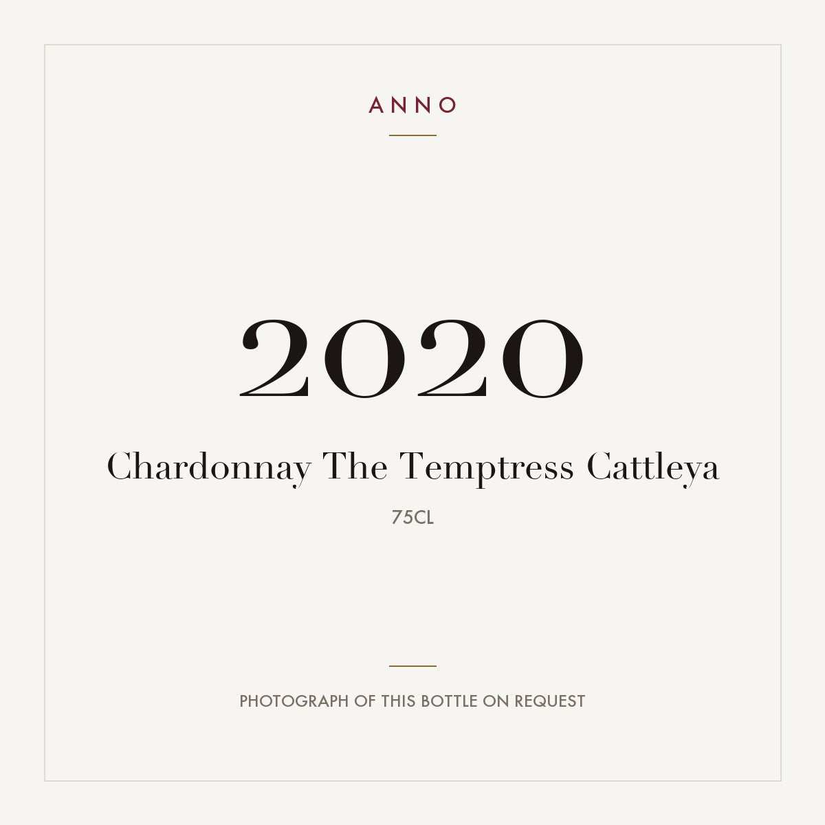 Cattleya The Temptress Chardonnay 2020 0,75l