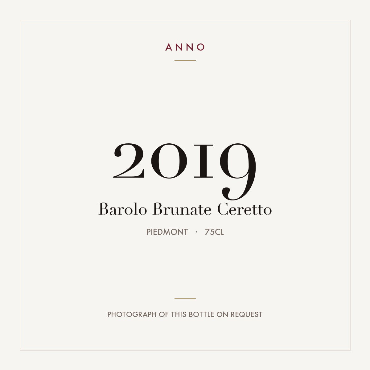 Ceretto Barolo Brunate 2019 DOCG 0,75l