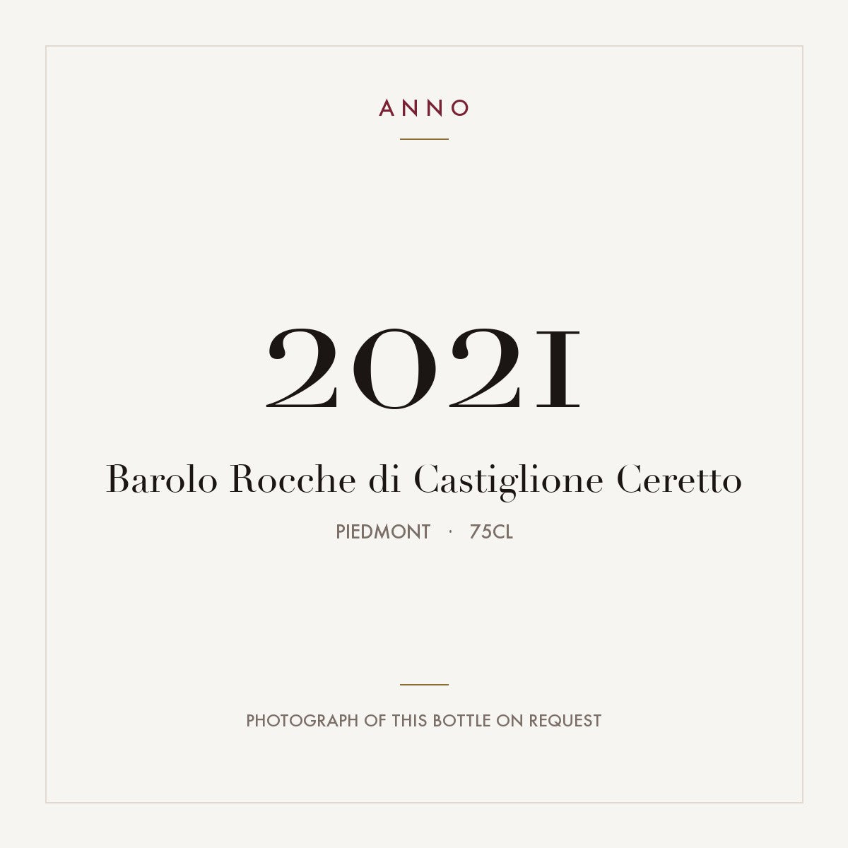 Ceretto Barolo Rocche di Castiglione 2021 DOCG 0,75l