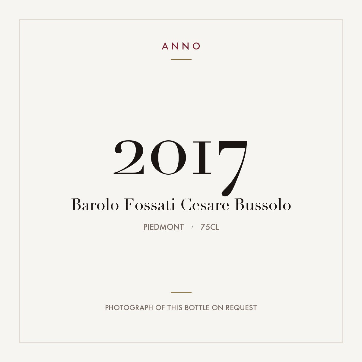 Cesare Bussolo Barolo Fossati 2017 DOCG 0,75l