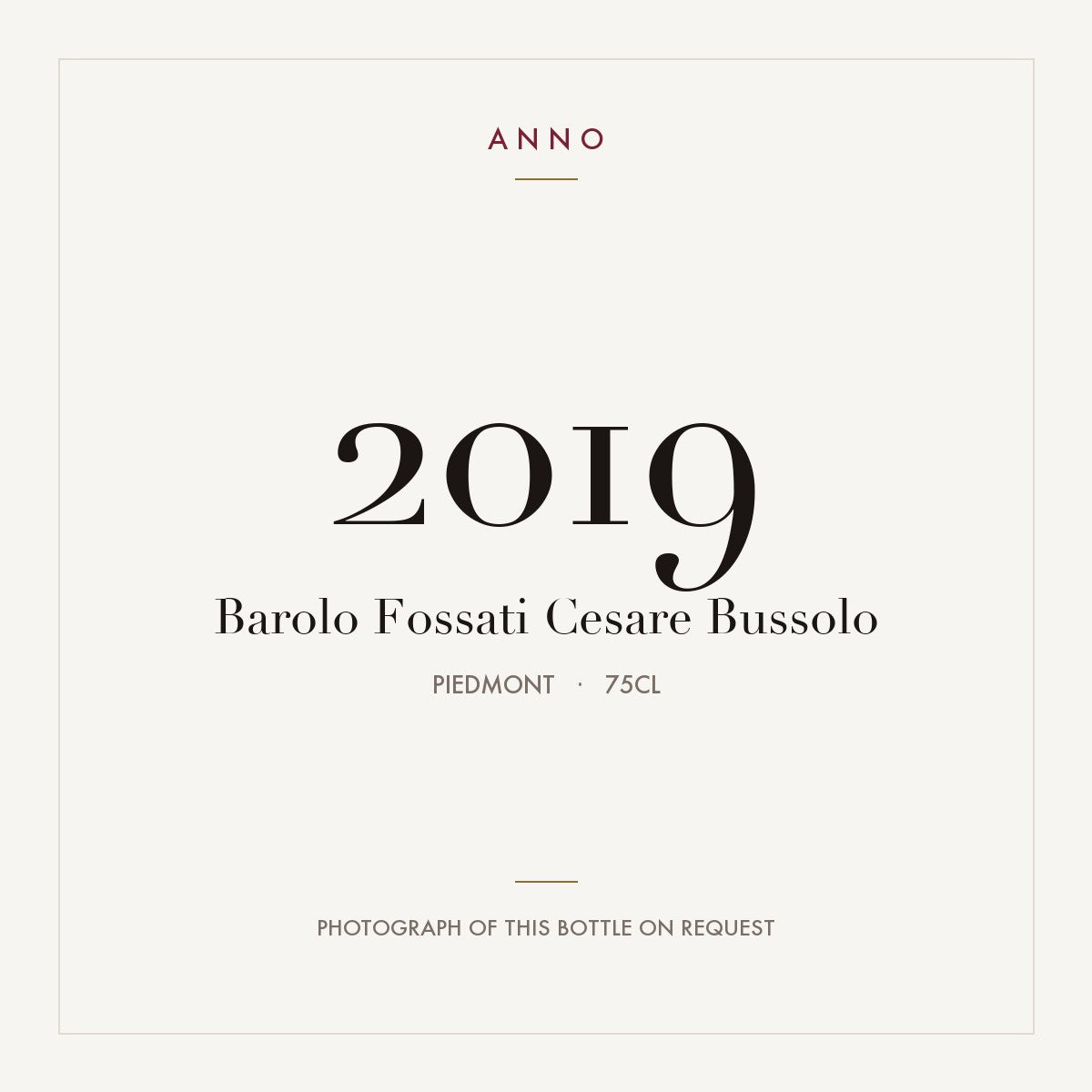 Cesare Bussolo Barolo Fossati 2019 DOCG 0,75l