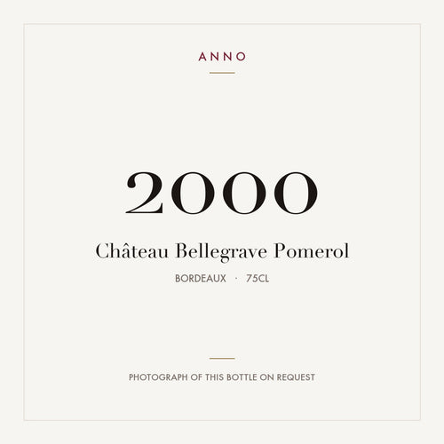 Chateau Bellegrave Pomerol 2000 AOC 0,75l