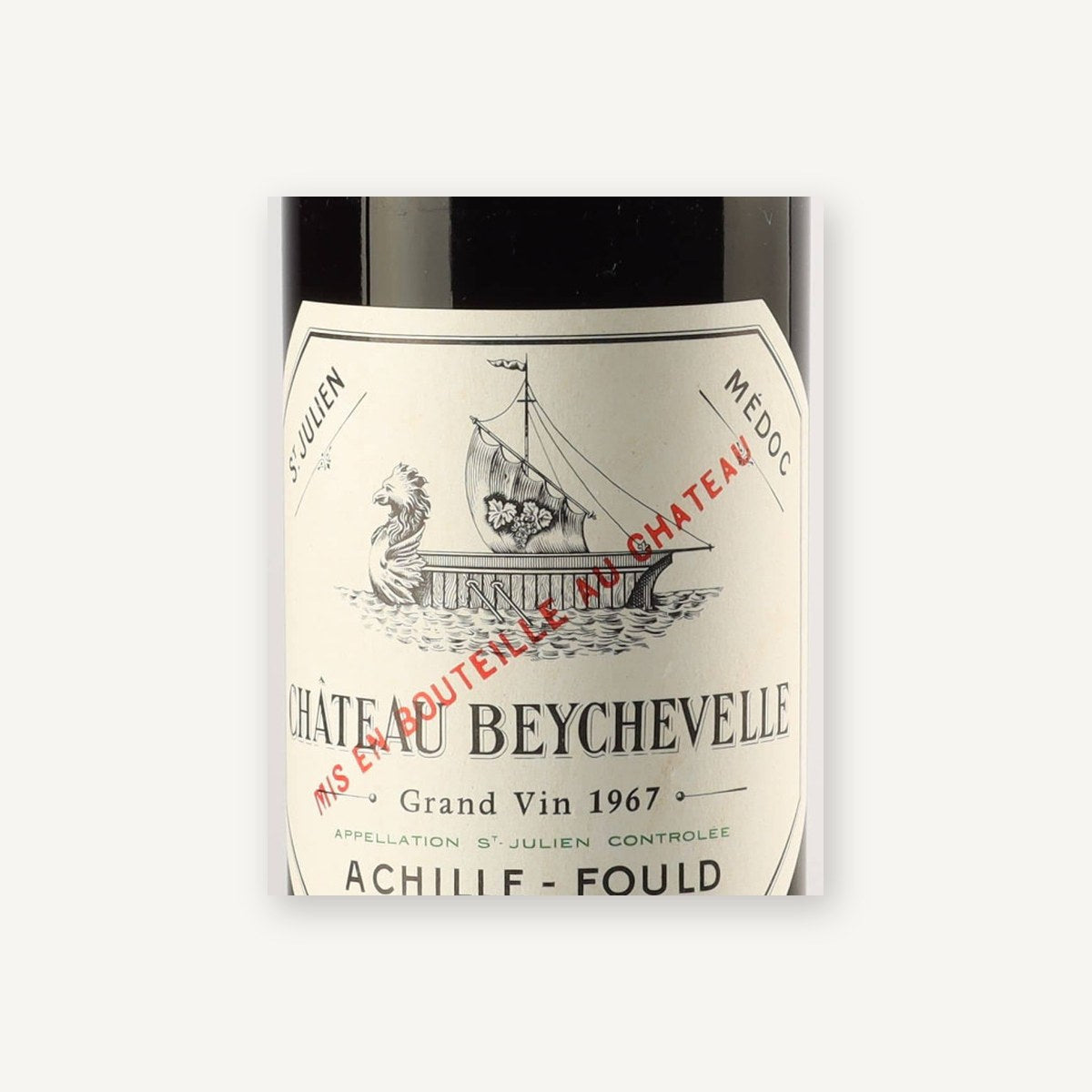 Chateau Beychevelle Saint-Julien 1967 AOC 0,75l