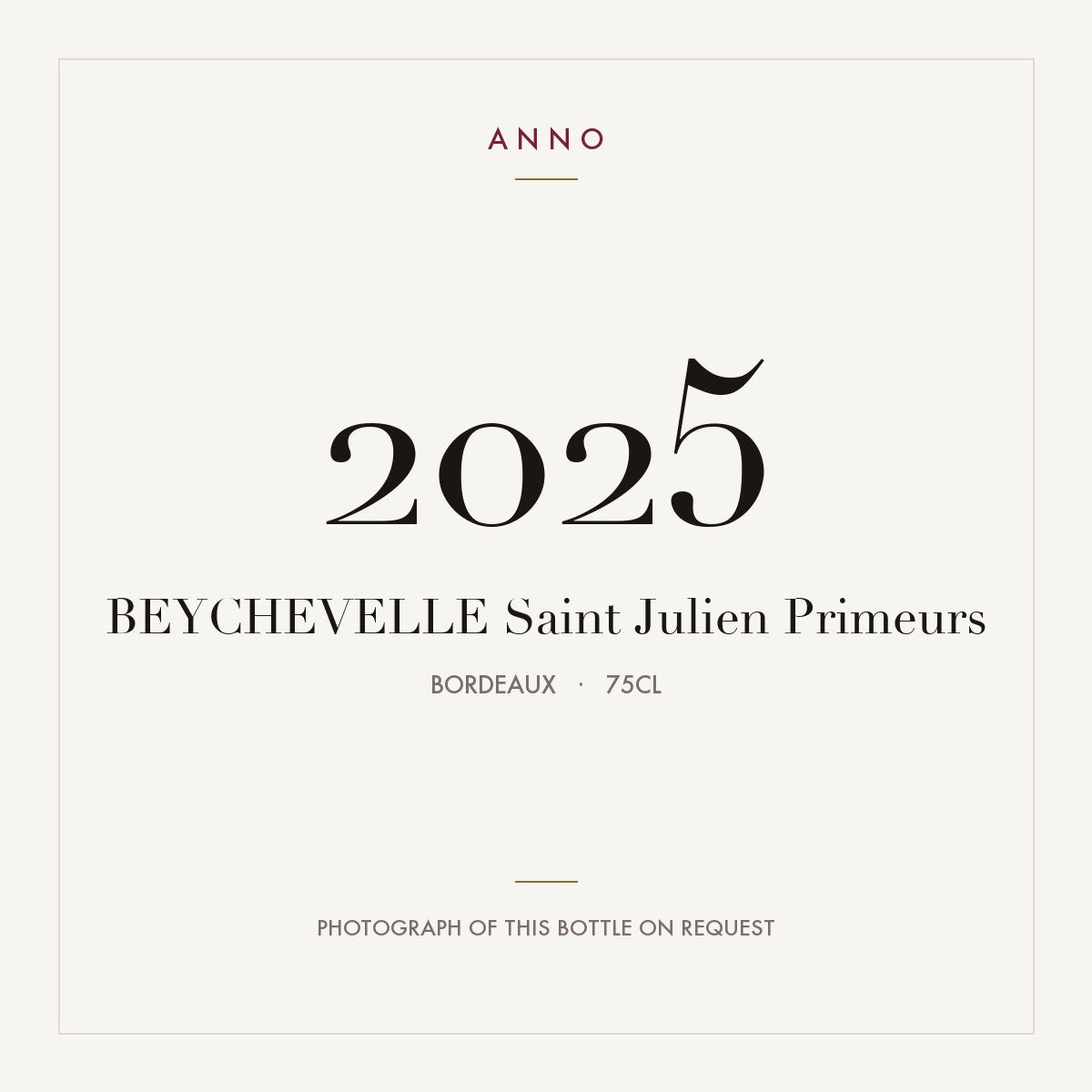 Chateau Beychevelle Saint-Julien 2025 AOC 0,75l