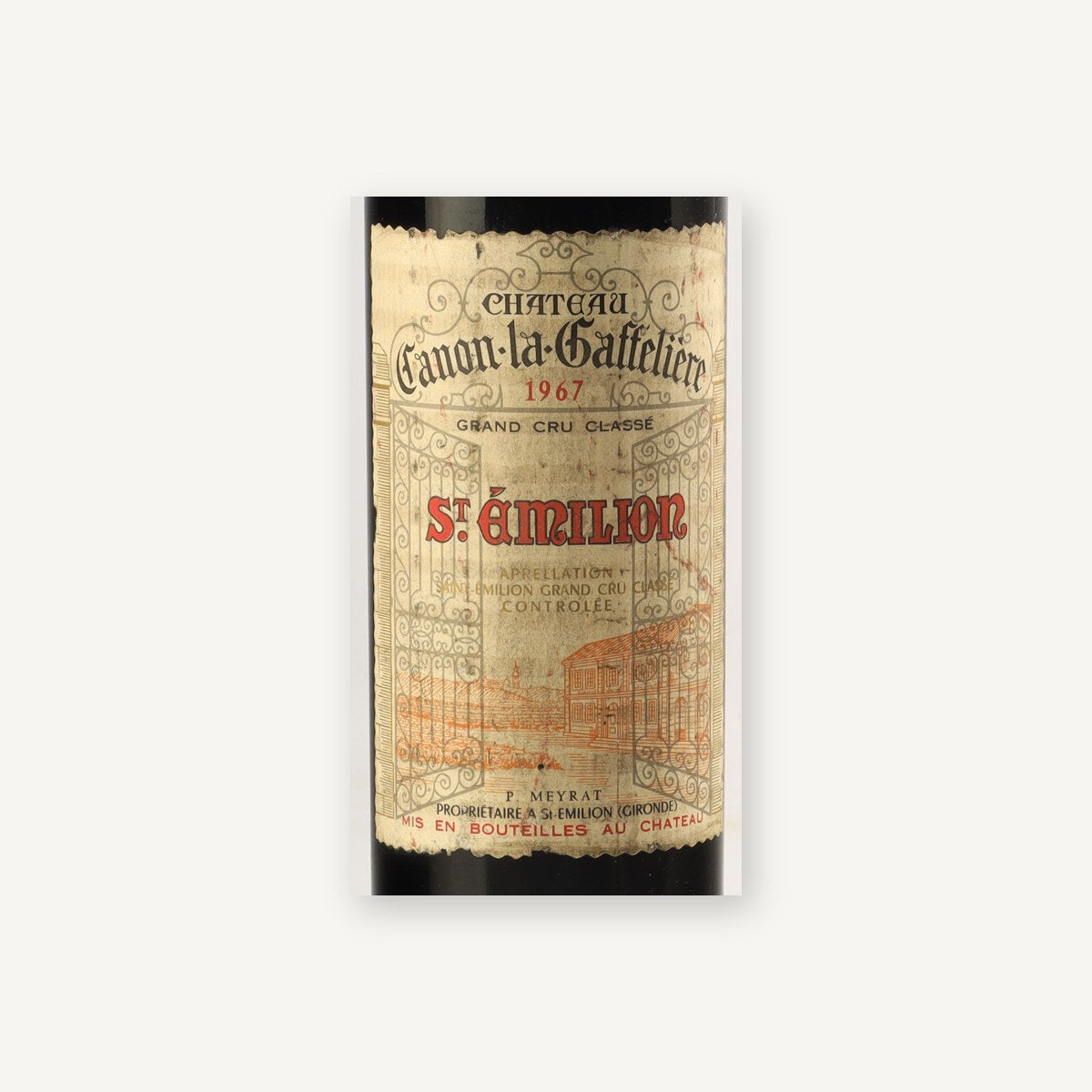 Chateau Canon-La-Gaffeliere Saint-Emilion Grand Cru 1967 AOC 0,75l