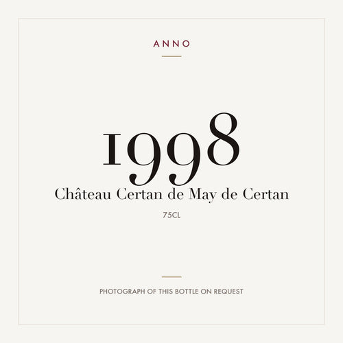 Chateau Certan de May de Certan Pomerol 1998 AOC 0,75l