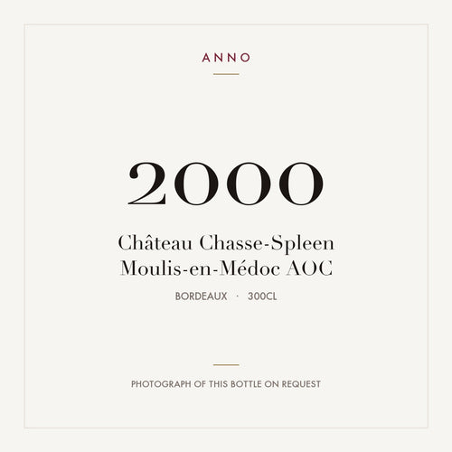 Chateau Chasse-Spleen Moulis-en-Medoc 2000 AOC 3l