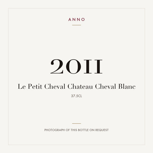 Chateau Cheval Blanc Le Petit Cheval Saint-Emilion 2011 AOC 0,375l