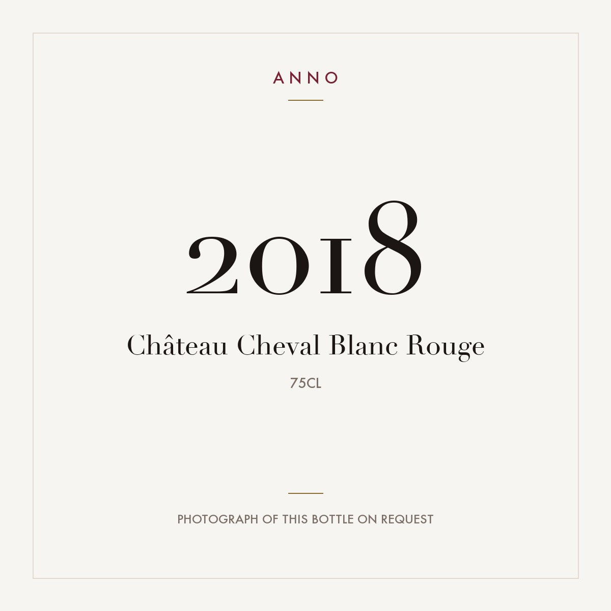 Chateau Cheval Blanc Saint-Emilion 2018 AOC 0,75l