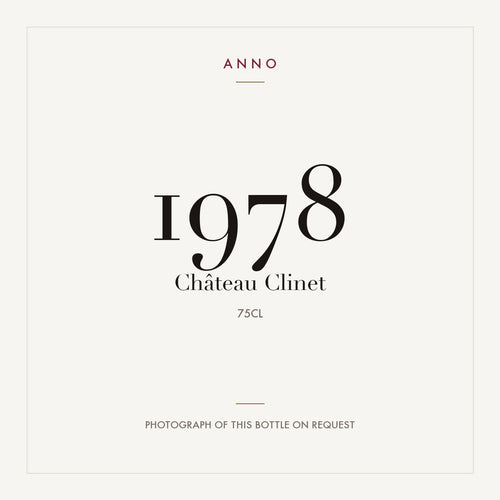 Chateau Clinet Pomerol 1978 AOC 0,75l