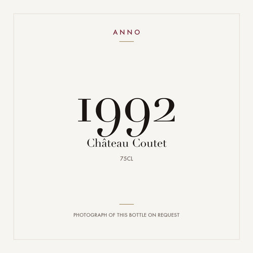 Chateau Coutet Barsac 1992 AOC 0,75l