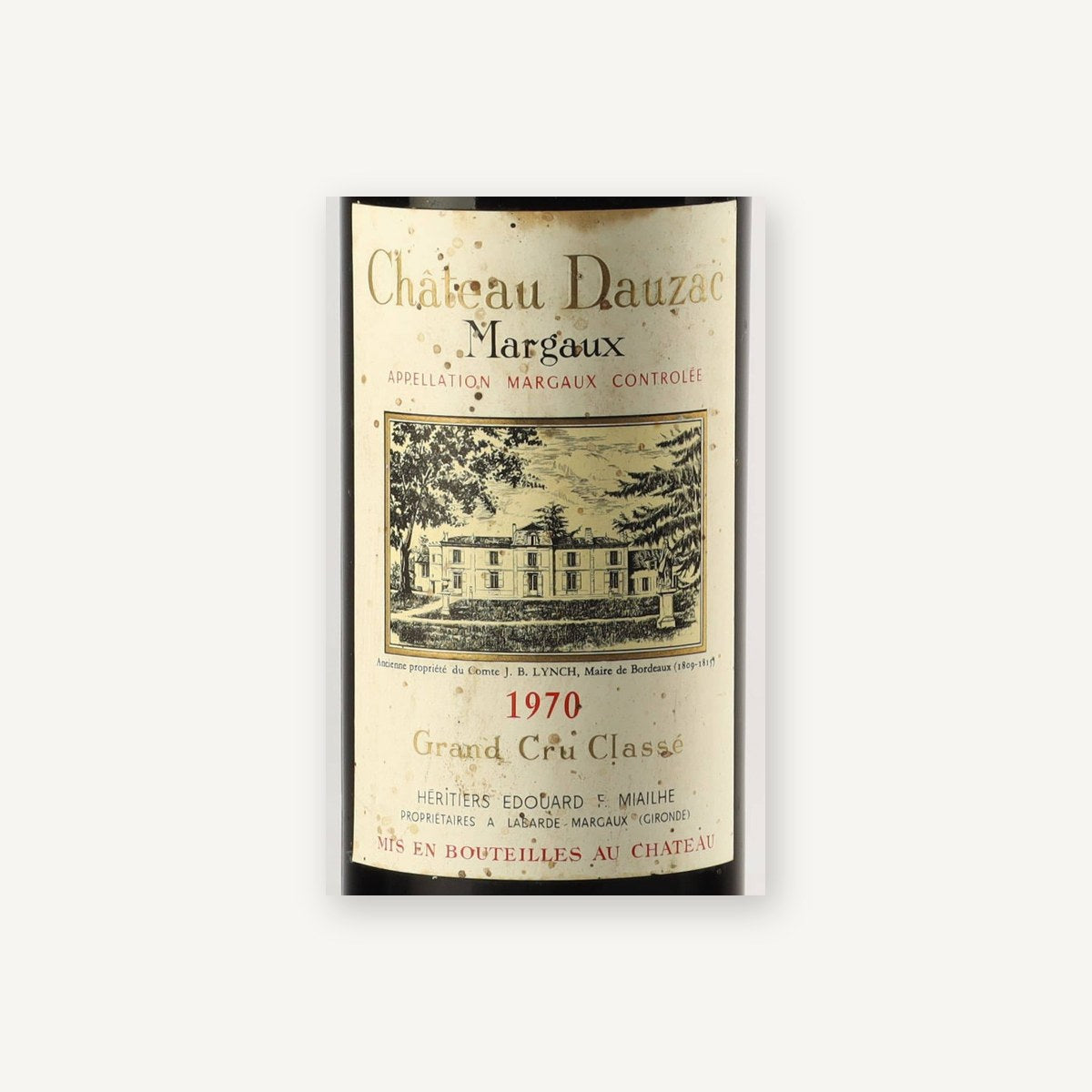 Chateau Dauzac Margaux 1970 AOC 0,75l