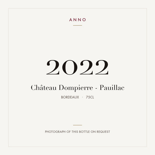 Chateau Dompierre Pauillac 2022 AOC 0,75l