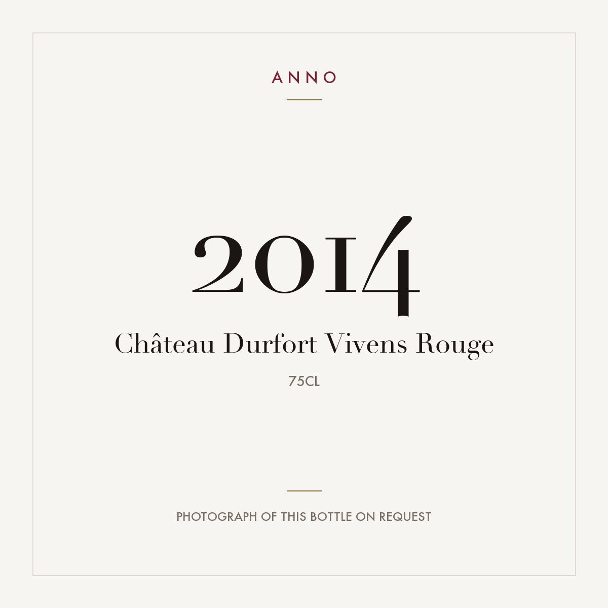 Chateau Durfort-Vivens Margaux 2014 AOC 0,75l