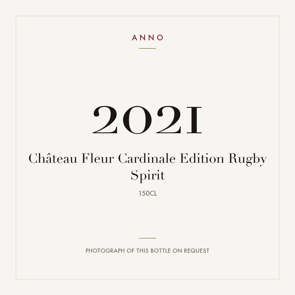 Chateau Fleur Cardinale Edition Rugby Spirit Saint-Emilion Grand Cru 2021 AOC 1,5l