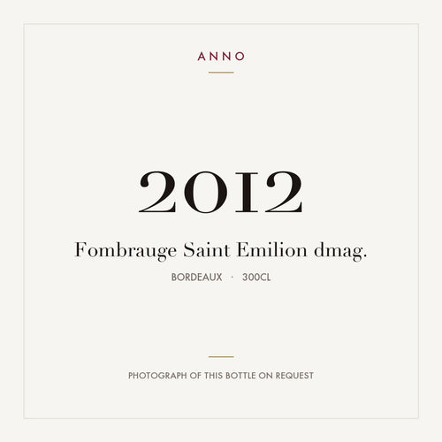 Chateau Fombrauge Saint-Emilion 2012 AOC 3l
