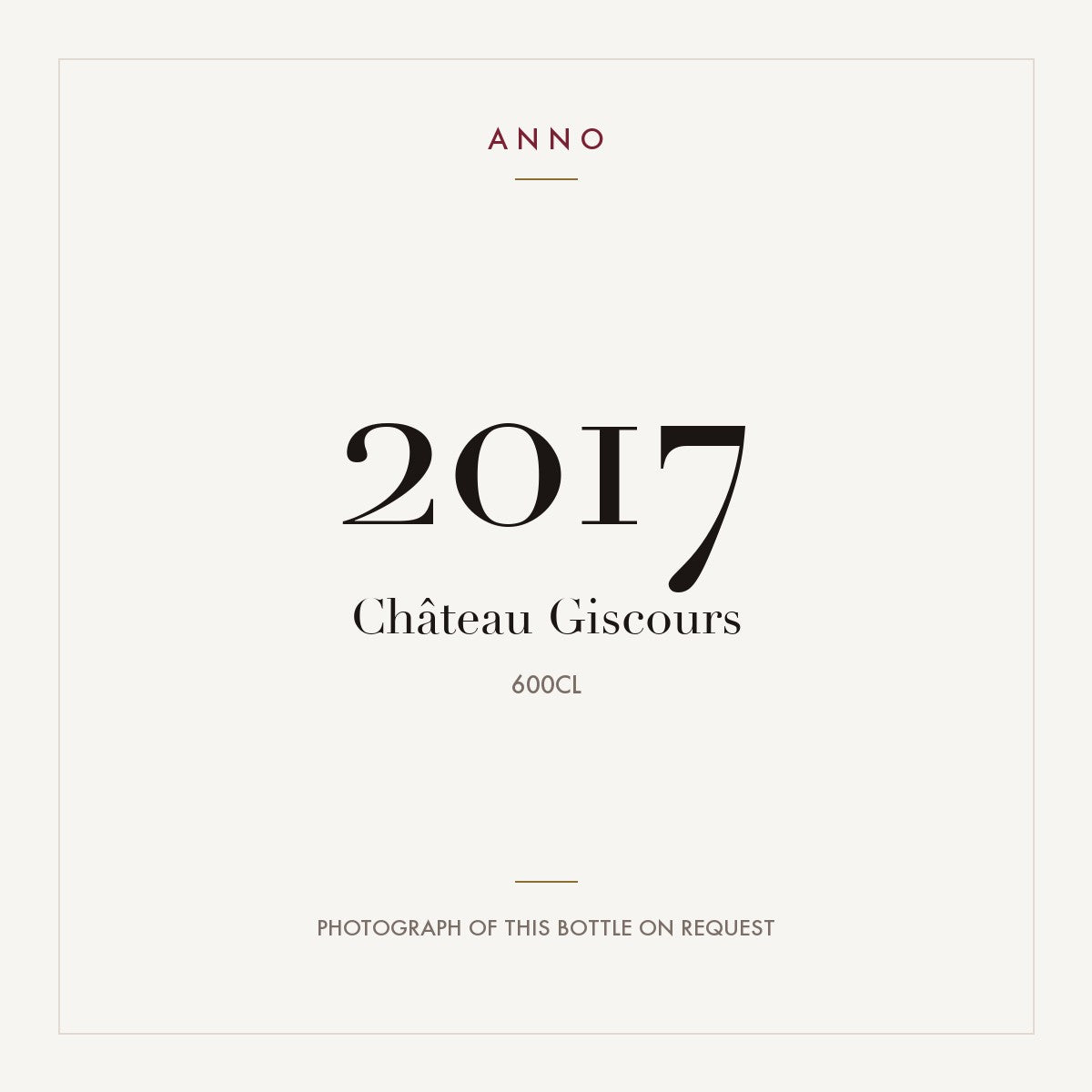 Chateau Giscours Margaux 2017 AOC 6l