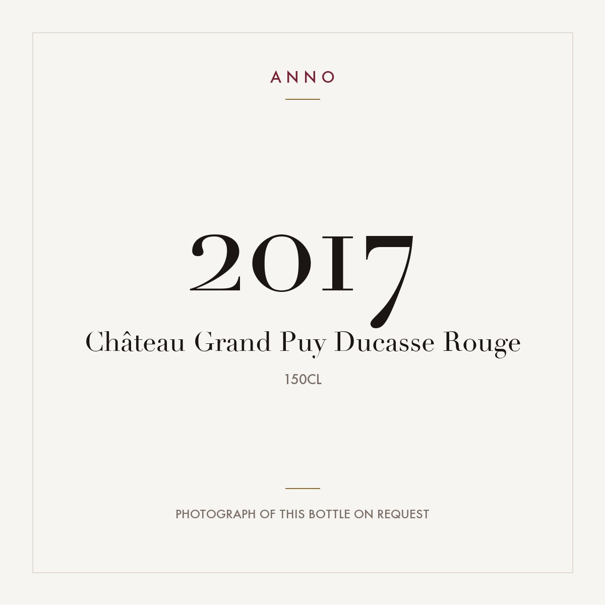 Chateau Grand-Puy Ducasse Pauillac 2017 AOC 1,5l