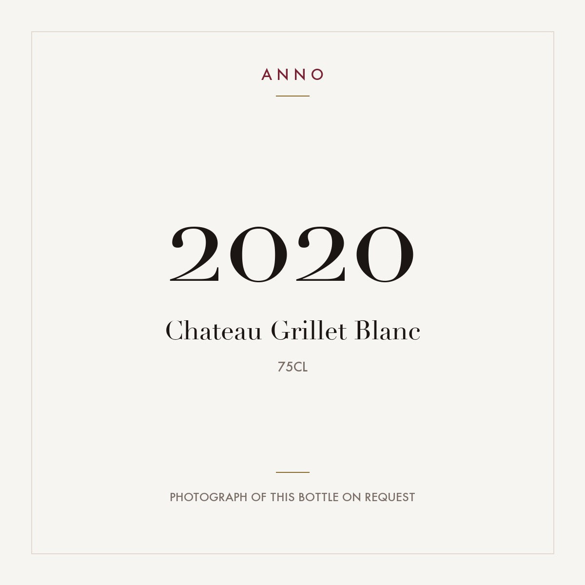 Chateau-Grillet Chateau-Grillet 2020 AOC 0,75l