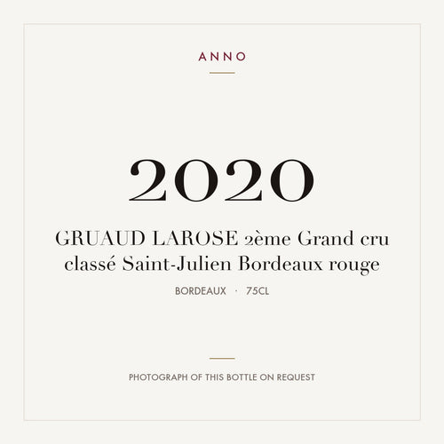 Chateau Gruaud Larose Saint-Julien 2020 AOC 0,75l