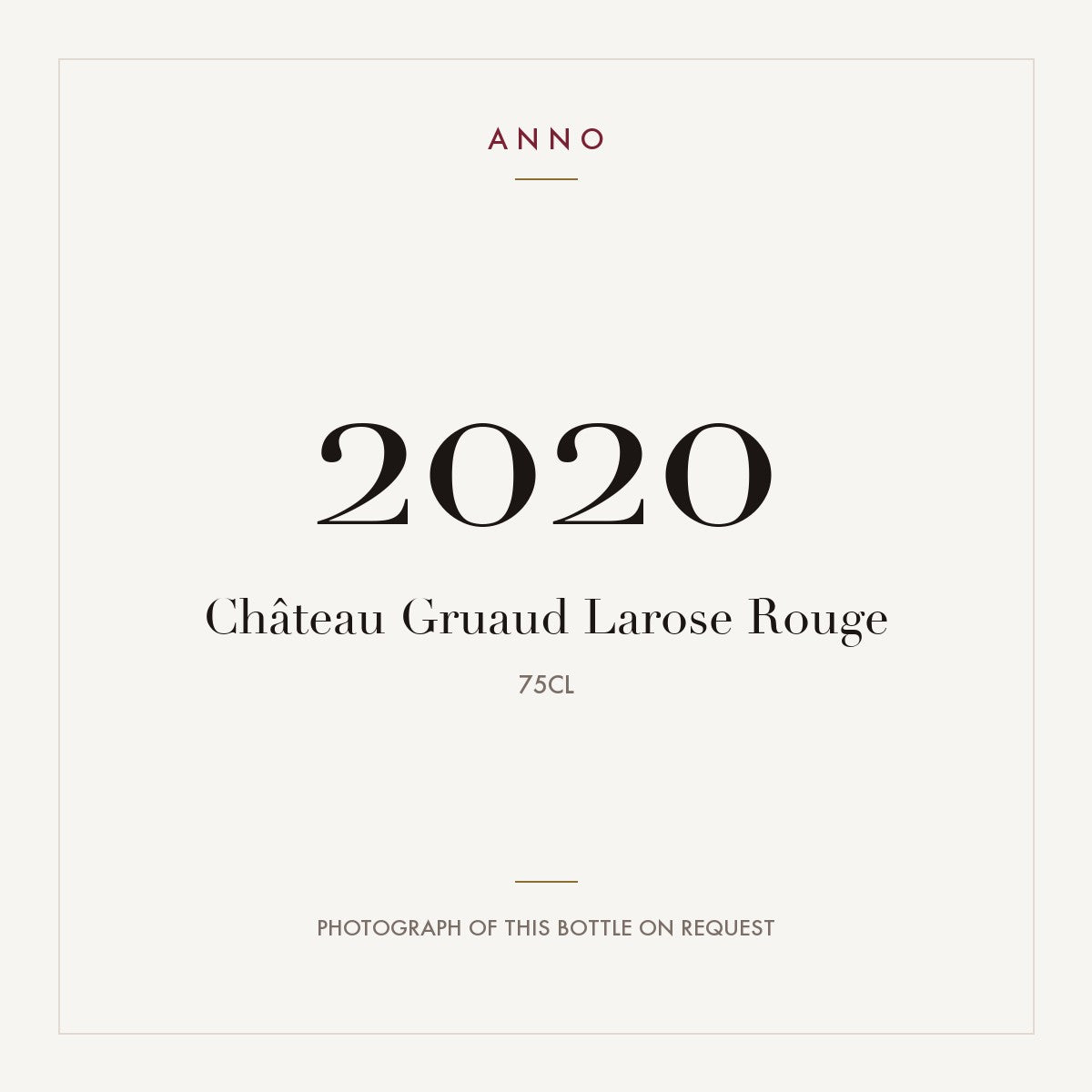Chateau Gruaud Larose Saint-Julien 2020 AOC 0,75l
