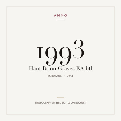 Chateau Haut-Brion Graves 1993 AOC 0,75l
