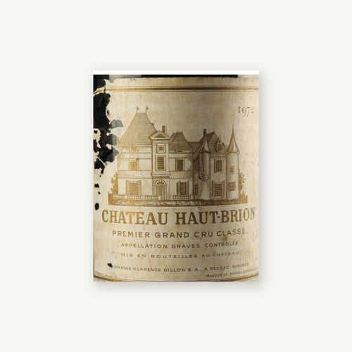 Chateau Haut-Brion Pessac-Leognan 1972 AOC 0,75l