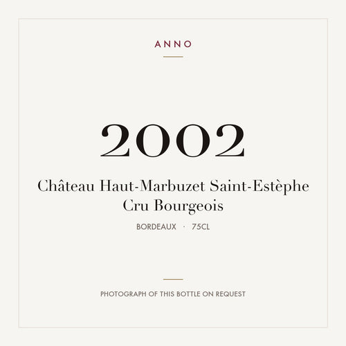 Chateau Haut-Marbuzet Saint-Estephe 2002 AOC 0,75l