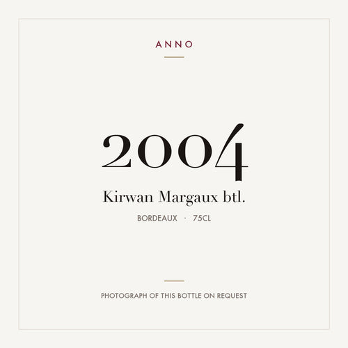 Chateau Kirwan Margaux 2004 AOC 0,75l