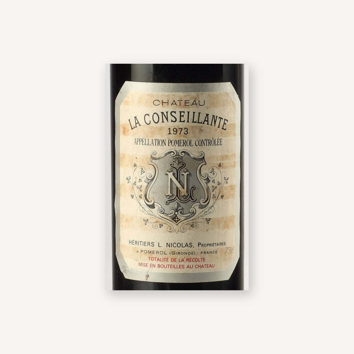 Chateau La Conseillante Pomerol 1973 AOC 0,75l