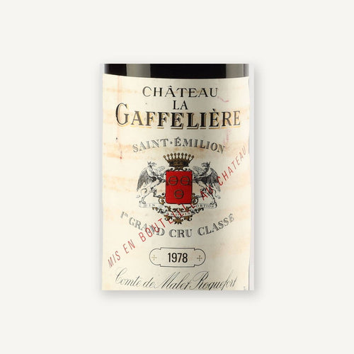 Chateau La Gaffeliere Saint-Emilion 1978 AOC 0,75l