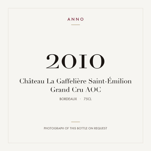 Chateau La Gaffeliere Saint-Emilion Grand Cru 2010 AOC 0,75l