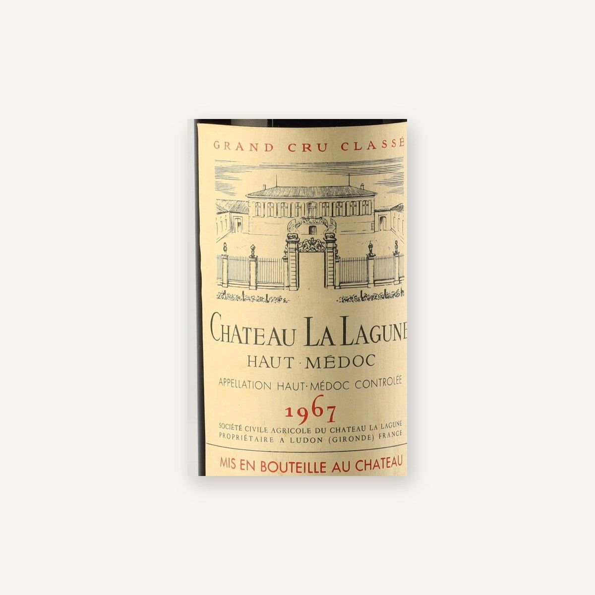 Chateau La Lagune Haut-Medoc 1967 AOC 0,75l