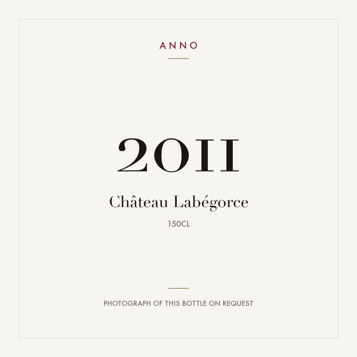 Chateau Labegorce Margaux 2011 AOC 1,5l