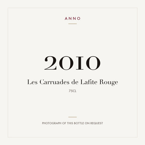 Chateau Lafite Rothschild Carruades de Lafite Pauillac 2010 AOC 0,75l