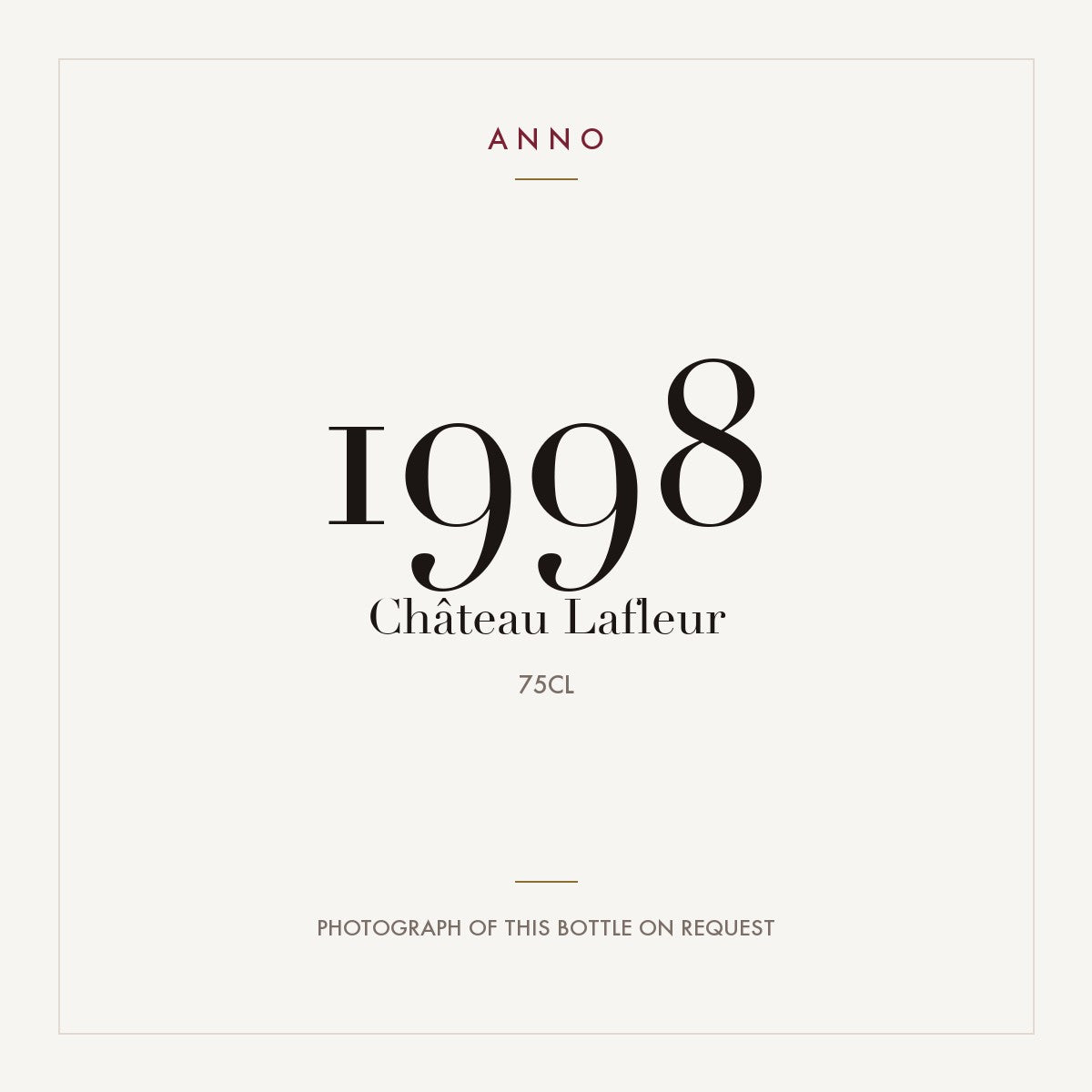 Chateau Lafleur Pomerol 1998 AOC 0,75l