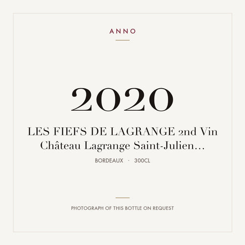 Chateau Lagrange Les Fiefs de Lagrange Saint-Julien 2020 AOC 3l