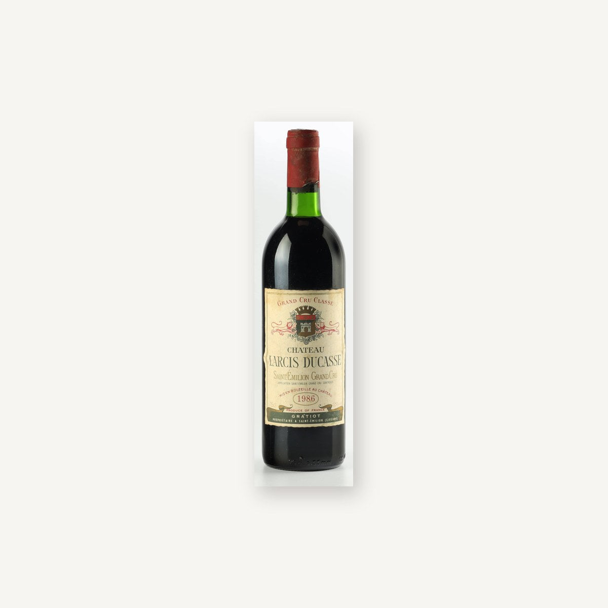 Chateau Larcis Ducasse Saint-Emilion 1986 AOC 0,75l