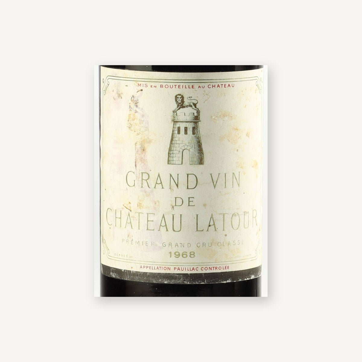 Chateau Latour Pauillac 1968 AOC 0,75l