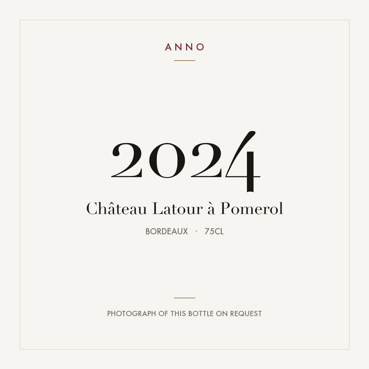 Chateau Latour a Pomerol Pomerol 2024 AOC 0,75l